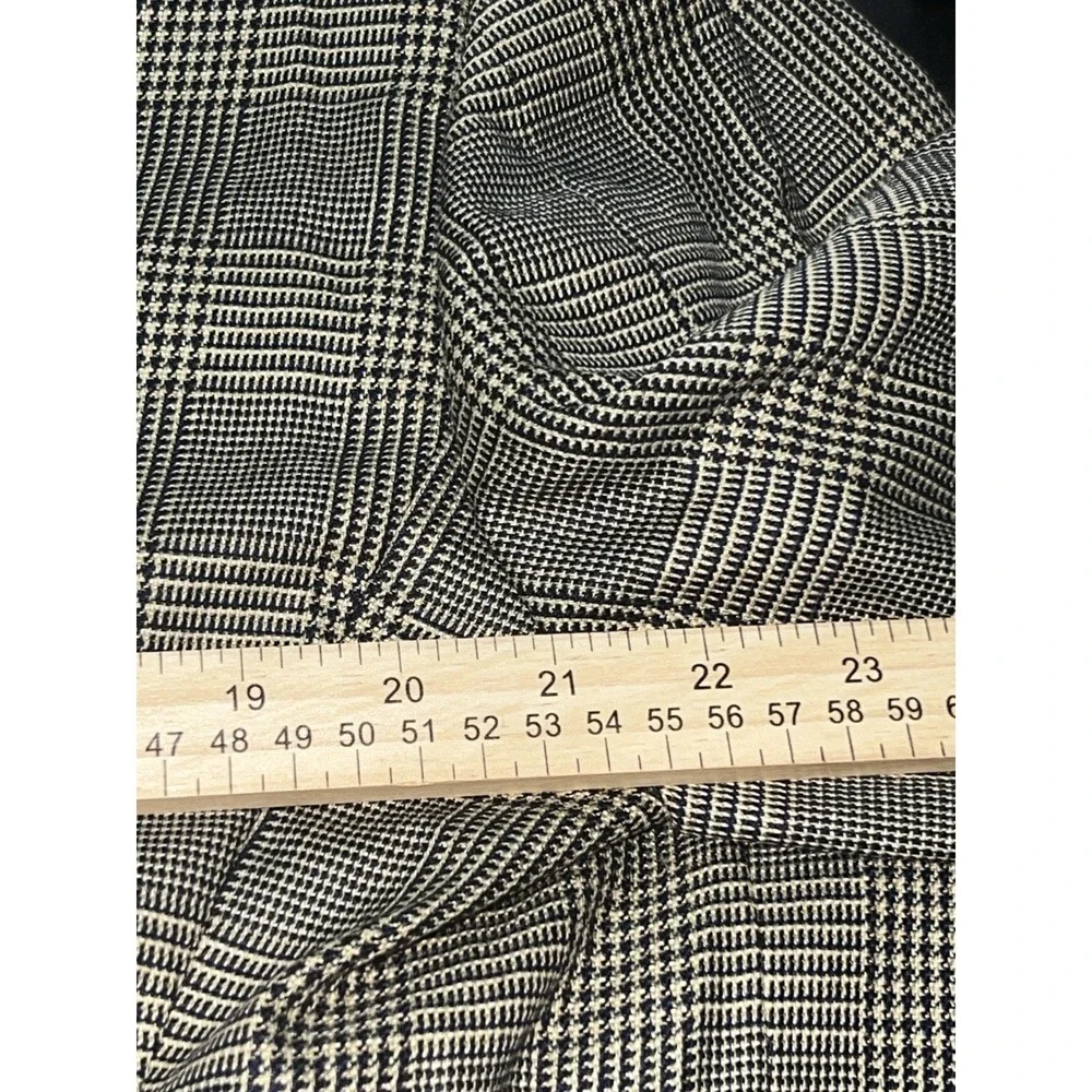Ermenegildo Zegna Soft Sport Coat Blazer Check Silk Men's Size 48R Preppy Cool